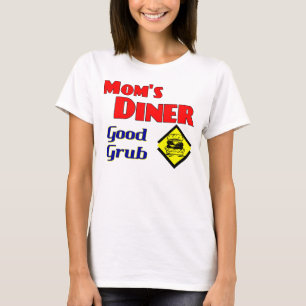 Mom's Diner Good Grub Retro Restaurant T-Shirt