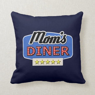 Mom's Diner - iPhone Case for Mom Throw Pillow