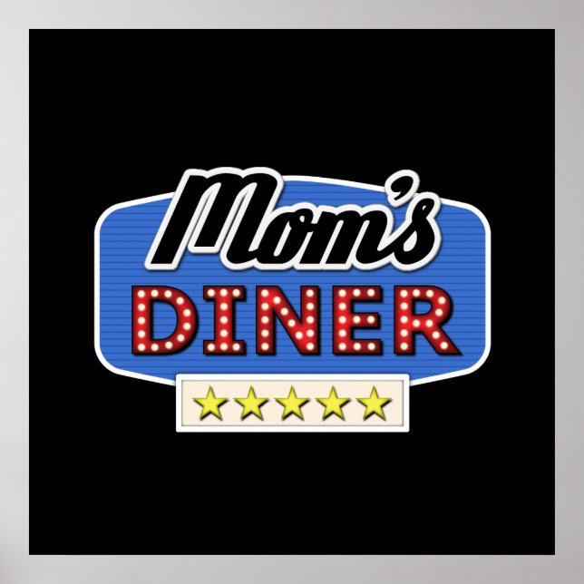 Mom's Diner Sign (Front)