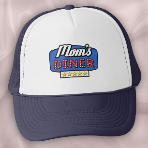 Mom's Diner Sign Trucker Hat