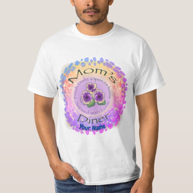 Moms Diner  t-shirt (Front)