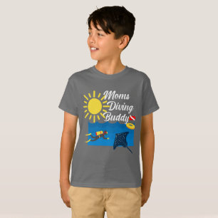 Moms Diving Buddy Design - Kids' Basic T-Shirt