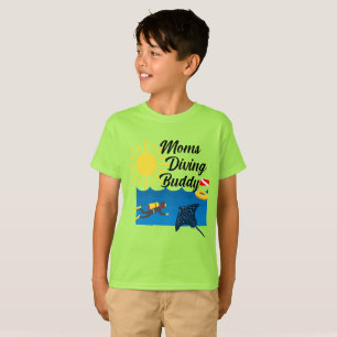 Moms Diving Buddy Design - Kids' Basic T-Shirt