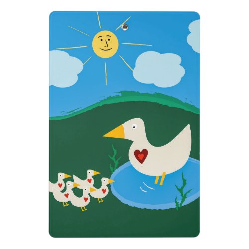 Moms Duckling  Mini Clipboard