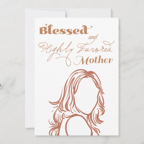Moms Elegant Stationery Card 