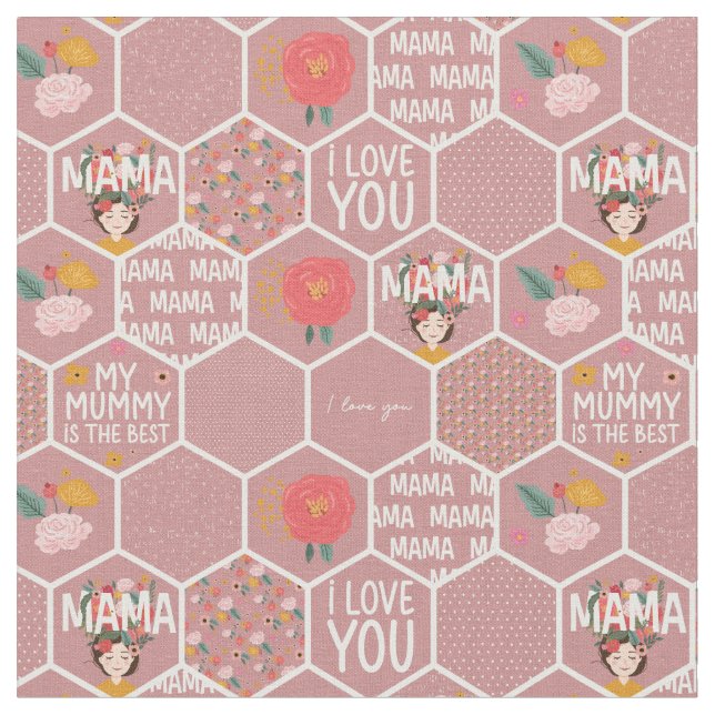 Mom's fabric | Pachwork | happy mothers day  (Close Up)