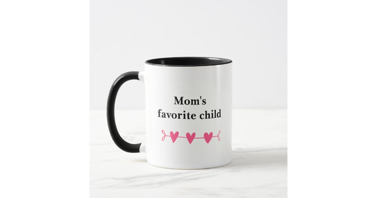 Personalized Watercolor Mom Blessed With Boys Mug, Mom of Sons