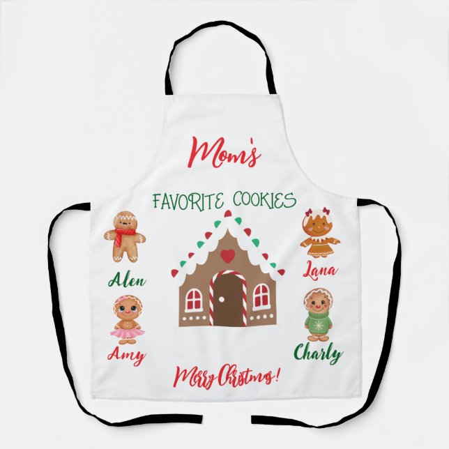 Mom's favorite Cookies Apron (Front)