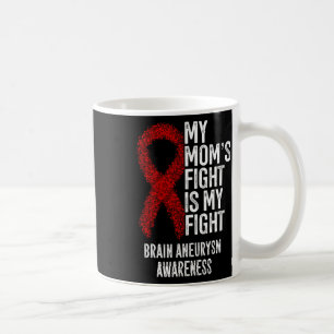 Mom's Fight Is My Fight Brain Aneurysm Awareness Coffee Mug