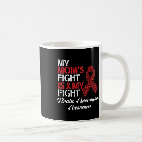 Moms Fight Is My Fight Brain Aneurysm Awareness G Coffee Mug