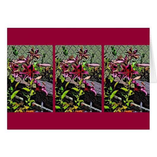Mom's Flowers Cards (Front Horizontal)