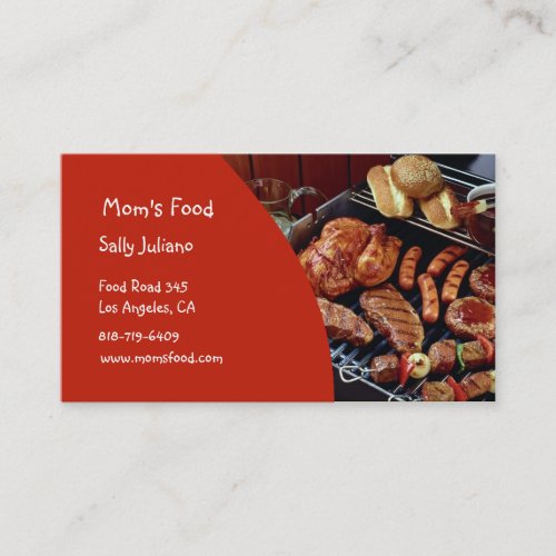 Moms Food Business Cards