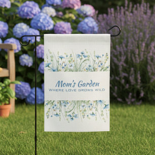 Mom's Garden Wildflower Floral Gift for Mother Flag