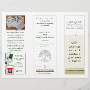 Mom's Genealogy Brochures PNG