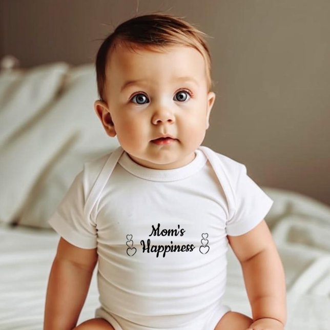 Mom's Happiness. Simple Baby Bodysuit (Creator Uploaded)