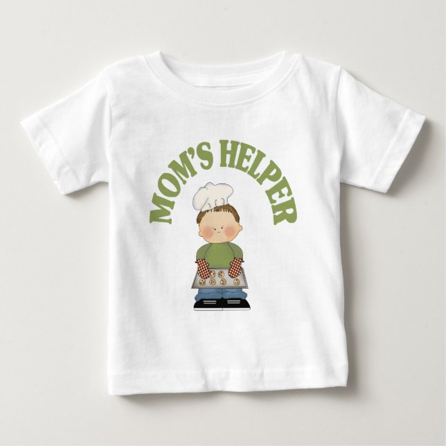 Mom's Helper Baby T-Shirt (Front)
