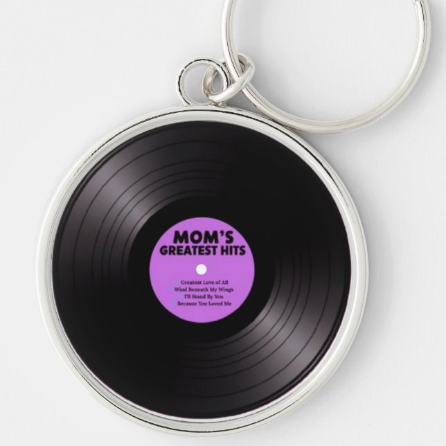 Mom's Hits Keychain  (Front)