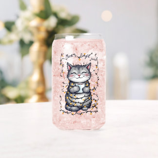Mom's Jingle Juice Can Glass