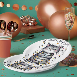 Mom's Jingle Juice Paper Plates