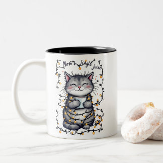Mom's Jingle Juice  Two-Tone Coffee Mug