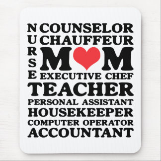 Mom's Jobs Mother's Day Mousepad