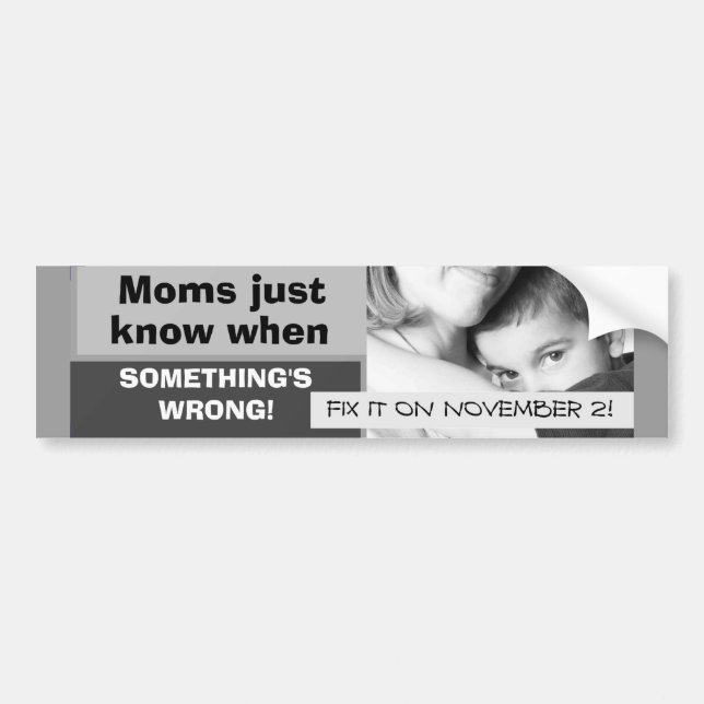 Moms Just Know Bumper Sticker (Front)