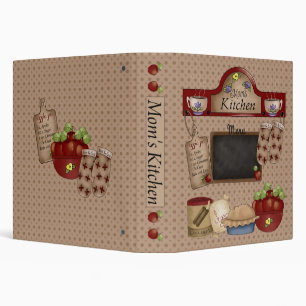 Mom's Kitchen #2, 1.5" (Recipe Binder) Binder