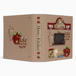 Moms Kitchen #2, 2" (Recipe Binder) 3 Ring Binder