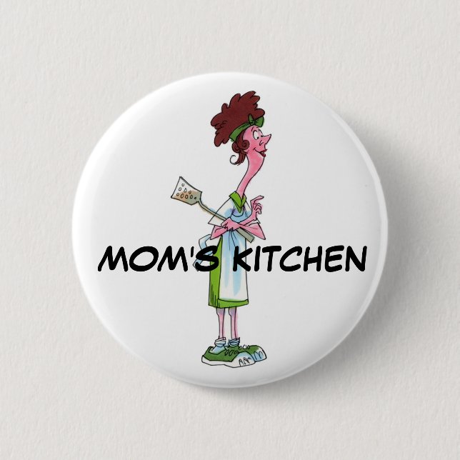 Mom's Kitchen Button (Front)
