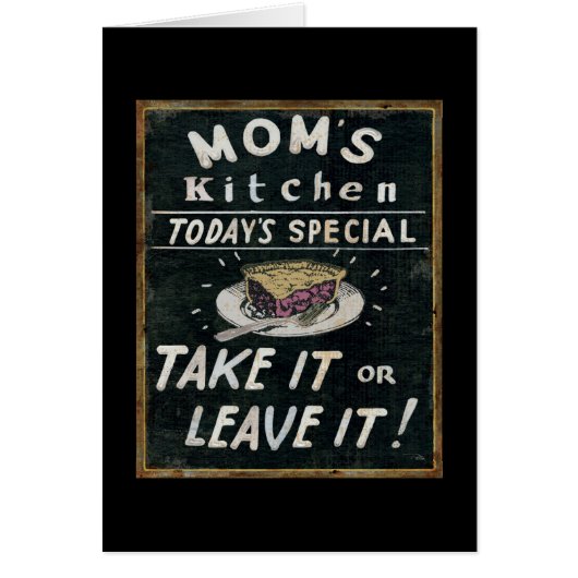 Mom's Kitchen Cards (Front)