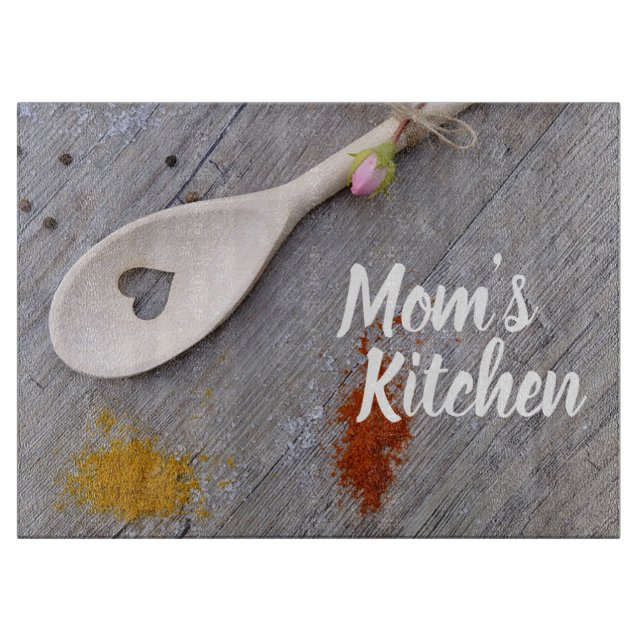 Mom's Kitchen Cutting Board (Front)