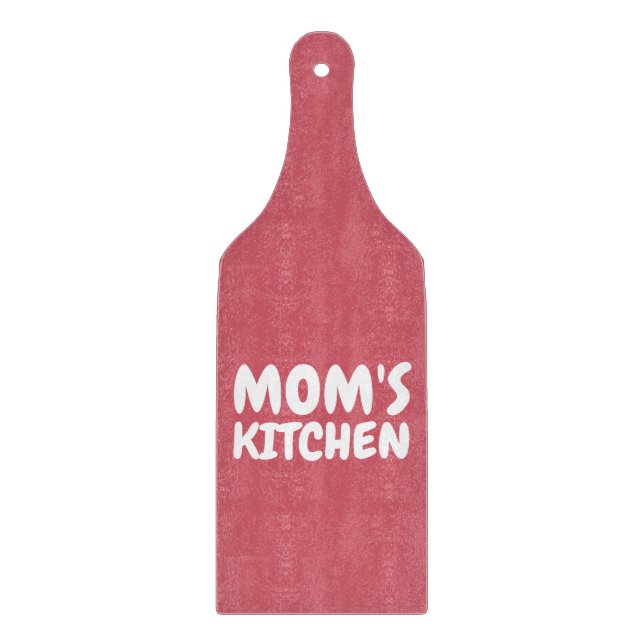 MOM'S KITCHEN CUTTING BOARD PADDLE (Front)