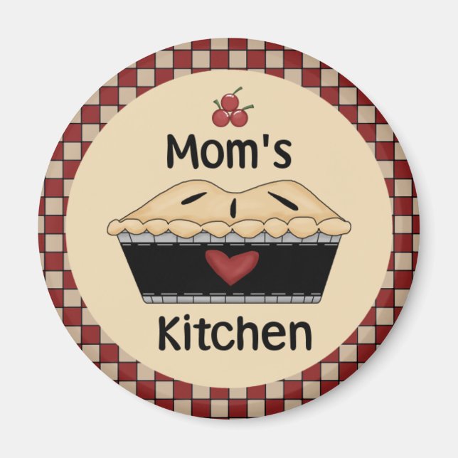 Mom's Kitchen Fridge Magnet (Front)