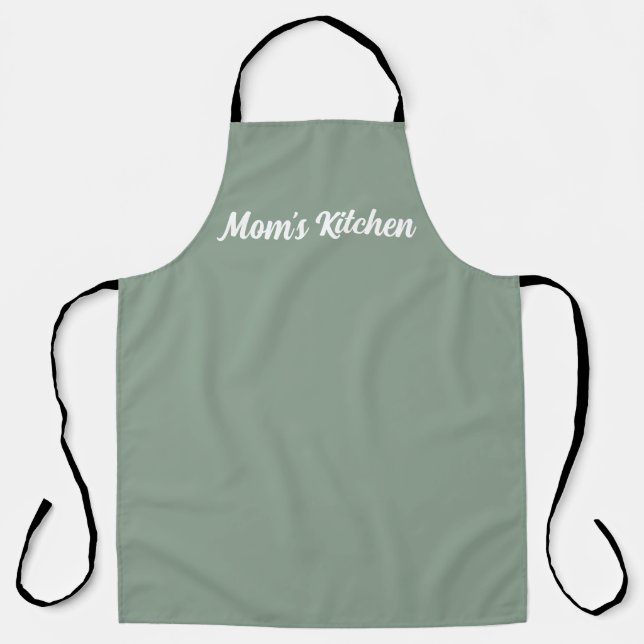 Mom's Kitchen Personalized Apron (Front)
