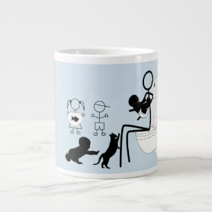 Mom's Life Giant Coffee Mug