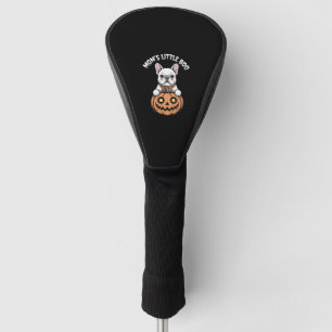 Mom's Little Boo French Bulldog Hallowen Golf Head Cover