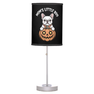 Mom's Little Boo French Bulldog Hallowen Table Lamp