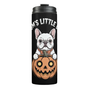Mom's Little Boo French Bulldog Hallowen Thermal Tumbler