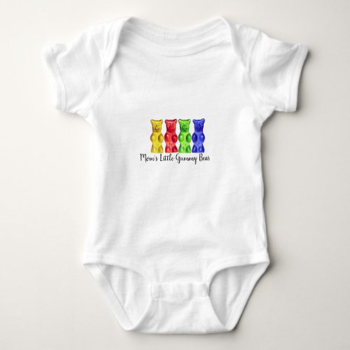 Moms Little Gummy Bear Baby Bodysuit