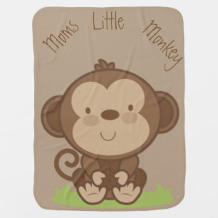 Moms Little Monkey Stroller Blanket
