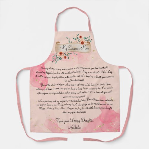 Moms Love A Timeless Tribute to Mom Apron