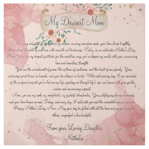Mom's Love: A Timeless Tribute to Mom Gallery Wrap