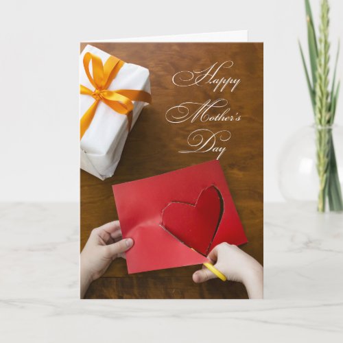 Moms Love and Work Appreciated Mothers Day  Card