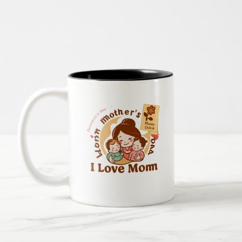 Moms Love Boundless Affection 4 Two_Tone Coffee Mug
