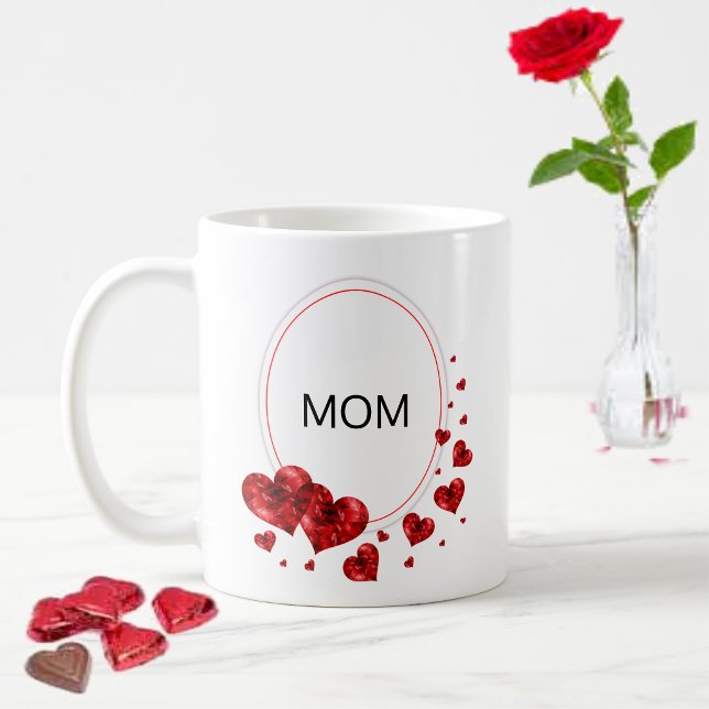 Mom's Love Hearts  Coffee Mug (Creator Uploaded)