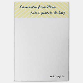 Mom's Love Notes | Your To Do List Reminders by clever_bits at Zazzle