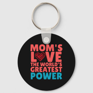 Mom's Love Shirt For Mother's Day Gifts For Kids Keychain