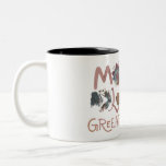 Mom&#39;s Love: The Greatest Gift. Two-Tone Coffee Mug