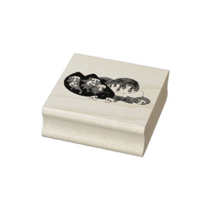 Mom's Meatloaf Diner Food Gravy Mashed Potatoes Rubber Stamp