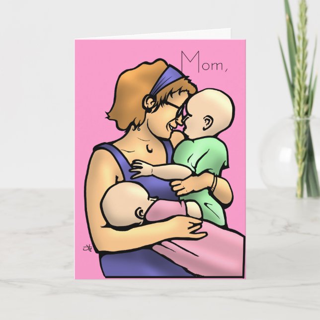 Moms, Mom, Card (Front)